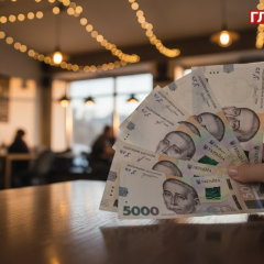 Дитина з купюрами у руках