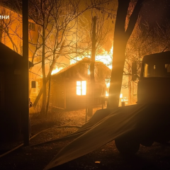 Пожежа на узбережжі Одещини