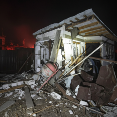 Пошкодження від атаки дронів на Київщині