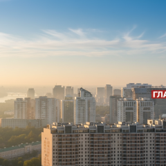 Загрязненный воздух над городами