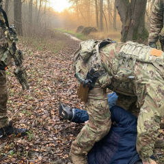 Диверсанты на границе Украины