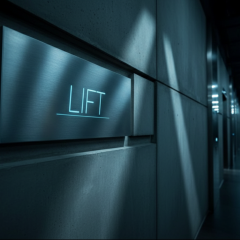 Ночной вид караоке-клуба Lift в Киеве