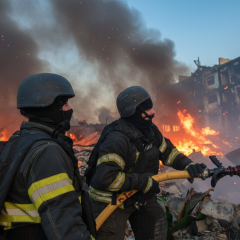Россия выпустила 498 ракет и дронов