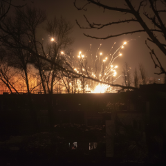 Вибухи на складі боєприпасів у Довжанську