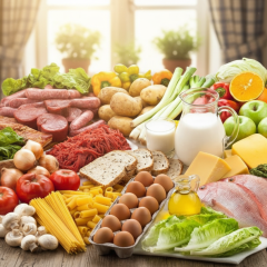 Молочна продукція в магазині
