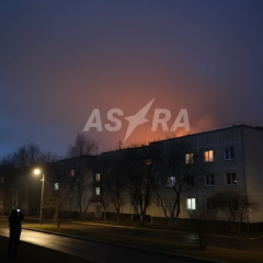 Пожары от ракетных атак на объекты РФ