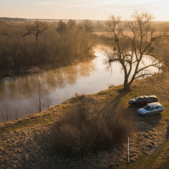Автомобіль з’їхав у воду заднім ходом