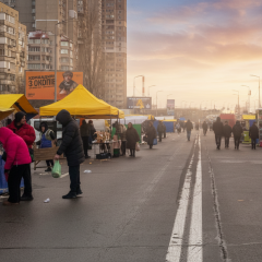 Продовольственные рынки в Киеве с 17 марта