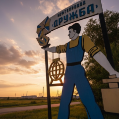 Нефтепровод 'Дружба' в ремонте