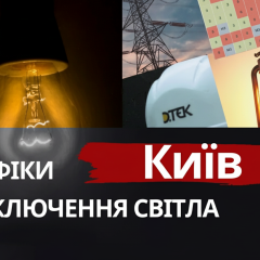 Графік відключень світла у Києві