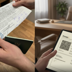 QR-код приложения 'Резерв+' для проверки повестки