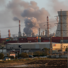 Пожежа нафтопереробного заводу в Хайфі