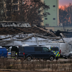 Пожар на заводе дронов в Чехии