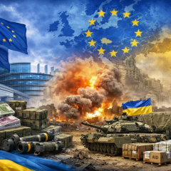 Флаг Угорщини та прапор ЄС