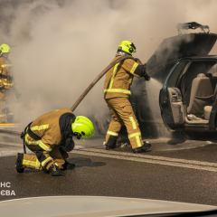 Пожежа двох автомобілів в Києві