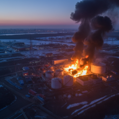 Пожежа на нафтовому терміналі