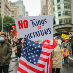 Протесты без королей во всех 50 штатах США