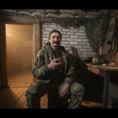 Украинский воин вернулся в подразделение