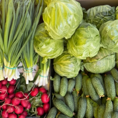 Farmers market in Kyiv: fresh products