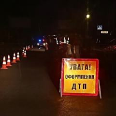 Авария на подобии пешеходного перехода в Ивано-Франковске
