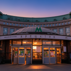 Эскалаторный бег в киевском метро