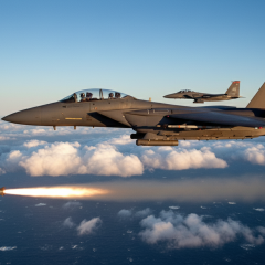 Потерянный истребитель F-15 в войне с Ираном