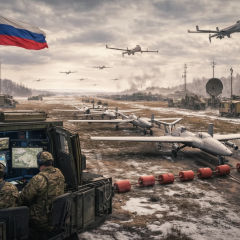 Російські дрони над Білоруссю