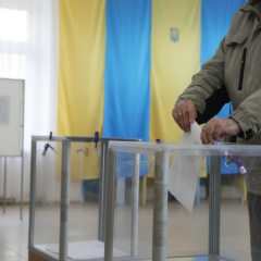Голосование украинцев за границей на выборах