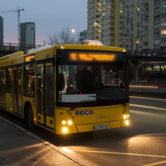 Автобуси на маршруті через ярмарки