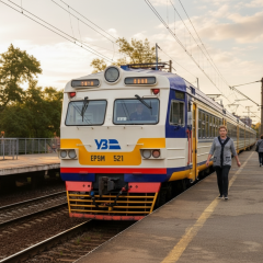 Sviatoshyn repair details of circular railway