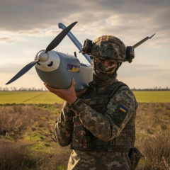 Украинские дроны на военных учениях