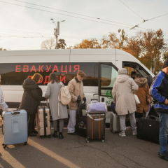 Евакуація дітей з Харківщини