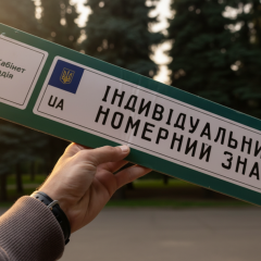 Ordering custom license plates online in Ukraine