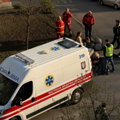 Police investigation of the terrorist attack in Kyiv