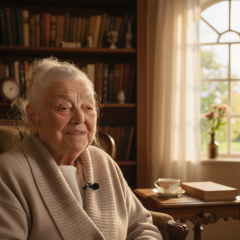 Photo of 100-year-old teacher from Khmelnytskyi region
