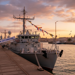 Украинские минные тральщики на деле