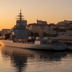 Разрушение флотской базы в Крыму