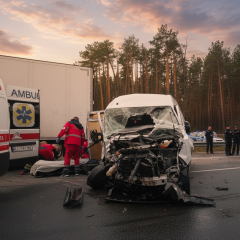 ДТП на Варшавській трасі: шість авто зіткнулися