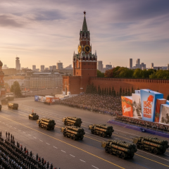 Парад в Москве без техники