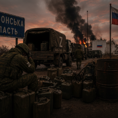 Удар по нефтебазе в Феодосии