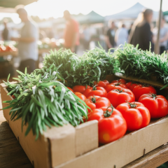 Greenhouse tomatoes with a 10% discount