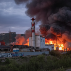 Дроны СБУ атаковали порт Туапсе и НПЗ: пожар в резервуарах с нефтью