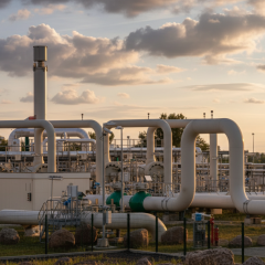 Газова станція 'Північного потоку' в Німеччині