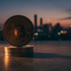График роста биткоина на фоне доллара