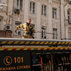 Пожежа в багатоповерхівці в Києві