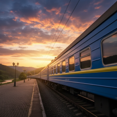Атака пасажирського потягу в Україні