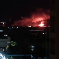Завод у Ярославлі на вогні