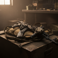 Image of missing weapons in Ukraine