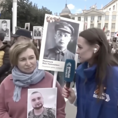 Журналістка привітала матір у Кемерово
