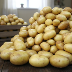 Young potatoes with dangerous addition